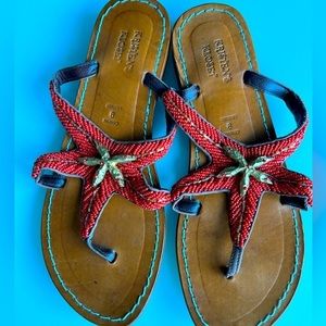 Kristen’s‎ Kloset Women Leather Starfish Sandals- 9